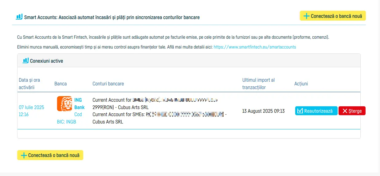 Cum conectezi o bancă pentru asocierea tranzacțiilor - pasul 5